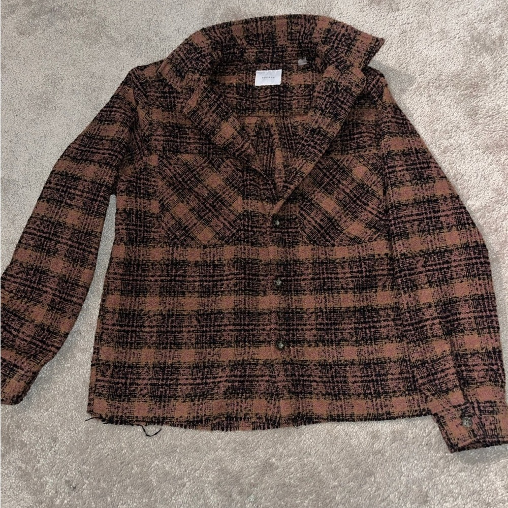 Pacsun brown and black coat